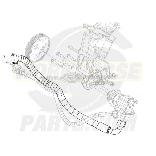 WH005450  -  Kit - Hose Asm Replacement (Reservoir To Pump)